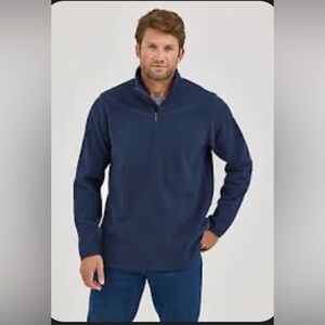 Wrangler Authentics Men’s Quarter Zip Pullover - EUC